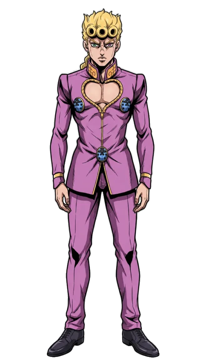 Sprite de Giorno Giovanna — tenso