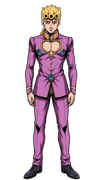 Sprite de Giorno Giovanna — caloroso