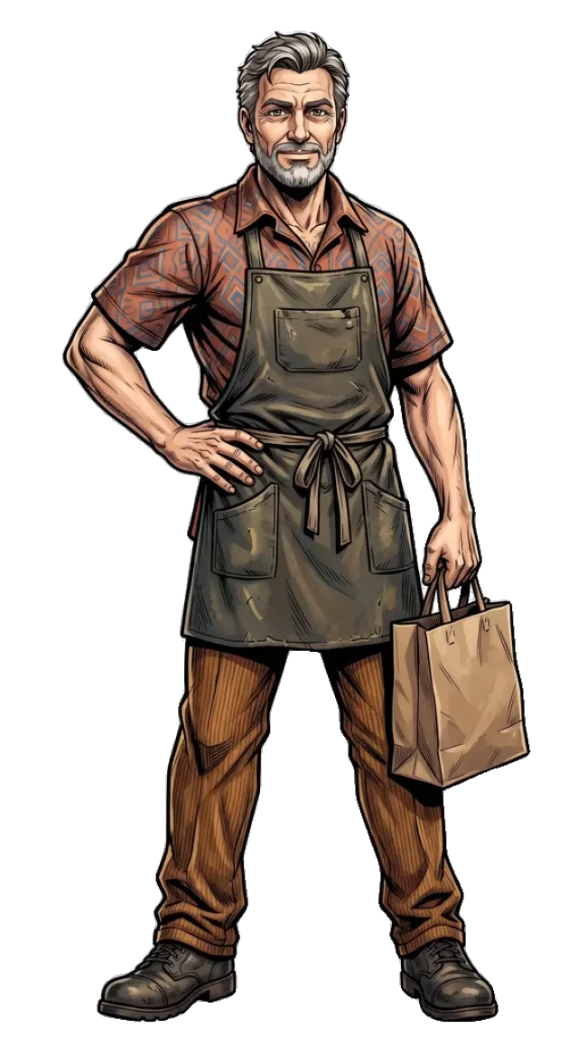 Sprite del tendero de la calle