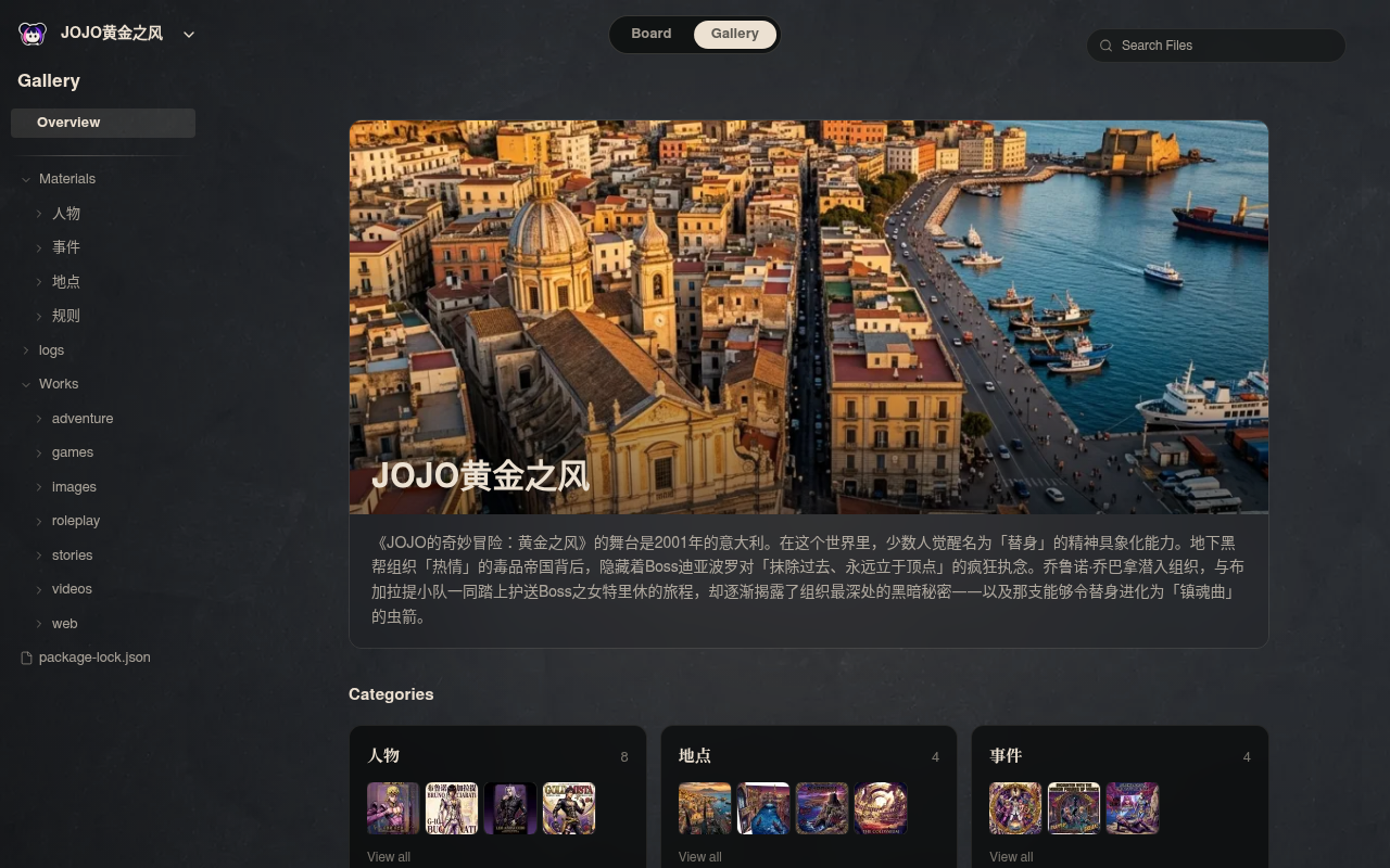Neta Studio — JOJO黄金之风 gallery & materials