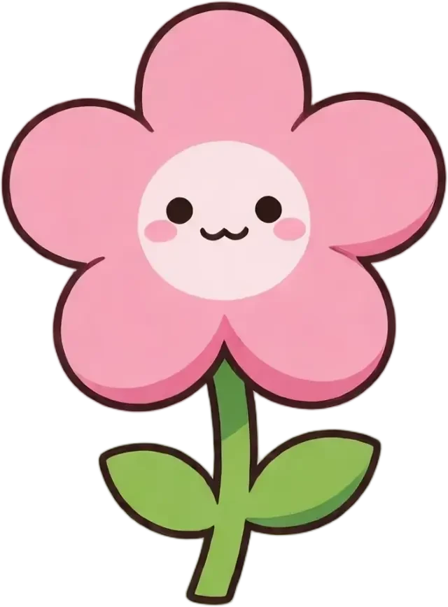 Pinke Blume — Sammel-Sprite