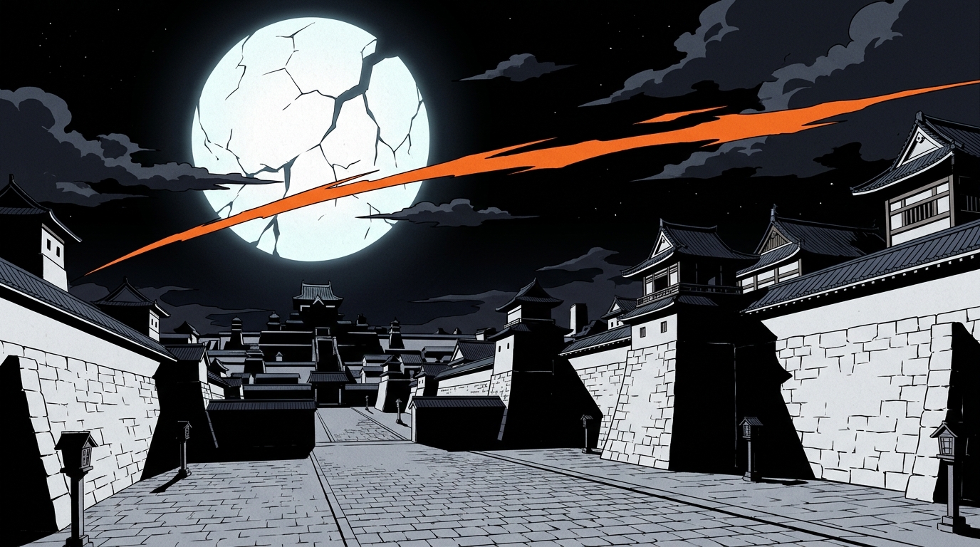 Seireitei night — scene background