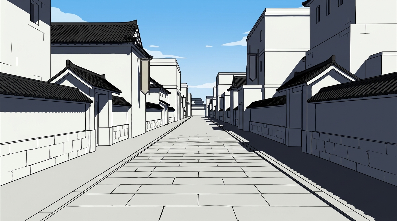 Seireitei street — scene background