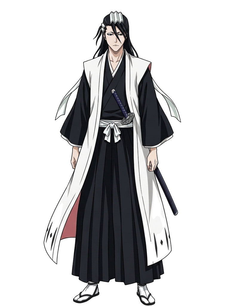 Byakuya cold transparent sprite