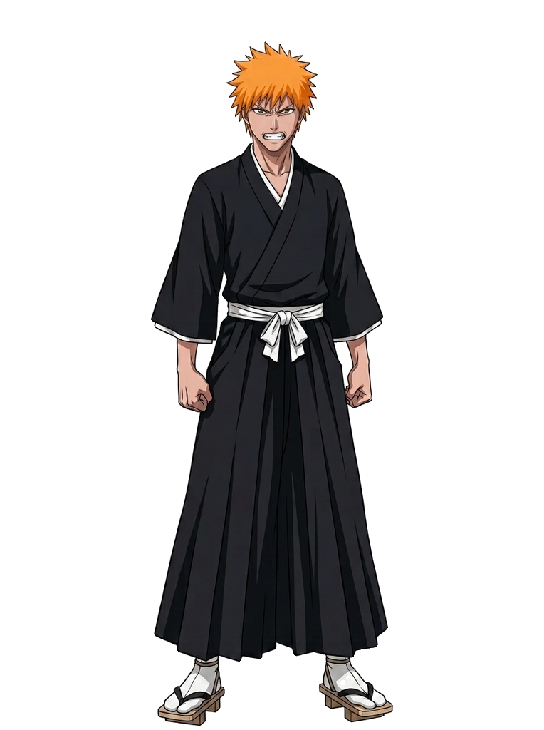 Ichigo determined transparent sprite