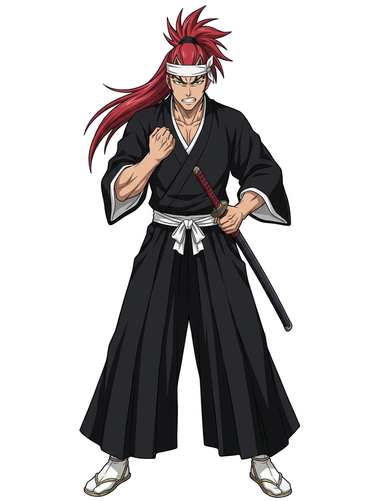 Renji battle transparent sprite