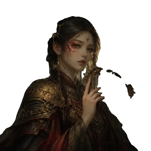 银洛透明立绘