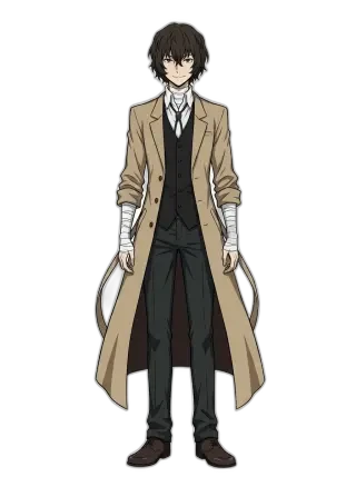 Osamu Dazai neutral sprite
