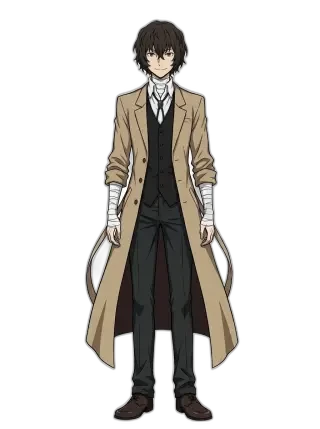 Osamu Dazai warm sprite