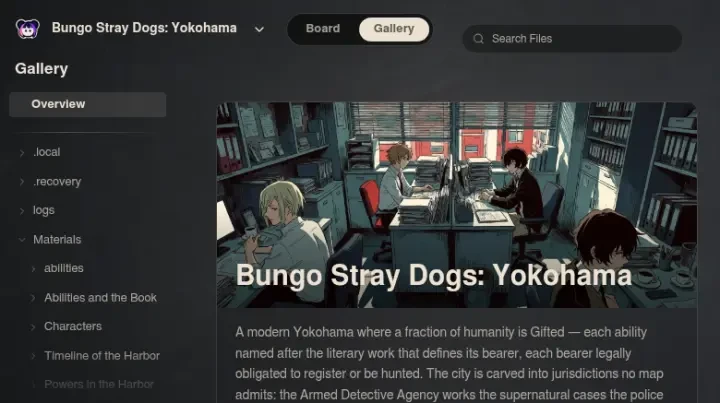 Neta Studio — Bungo Stray Dogs: Yokohama gallery view