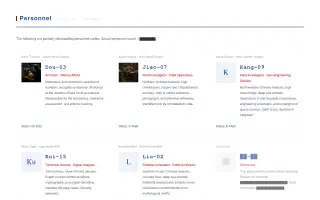 UI — registre du personnel