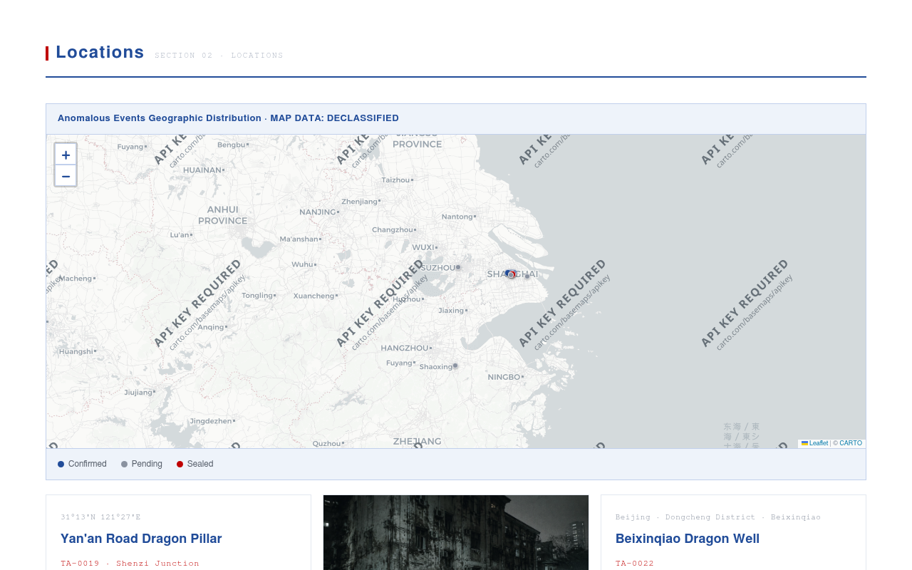 UI — declassified location map