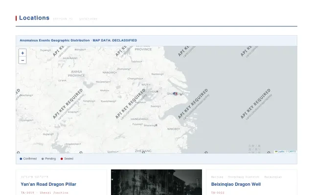 UI — declassified location map