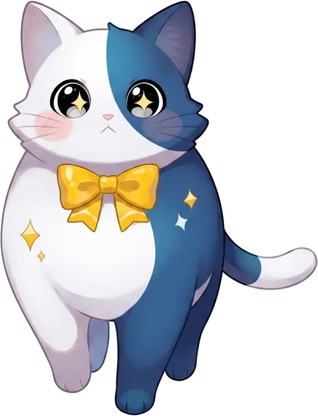 纽扣 (Button) der Kater — transparentes Sprite