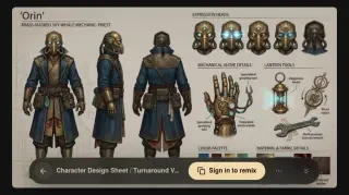 Visionneuse en direct — Character Design Sheet sur neta.art