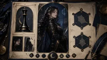 Character Profile Card — Evelyn Nocturne, the Lunar Archivist