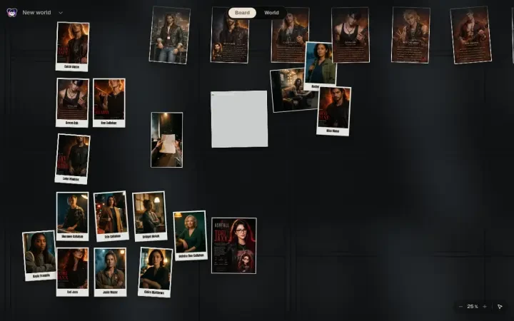 Neta Studio — la vista de Tablero de Ashfall