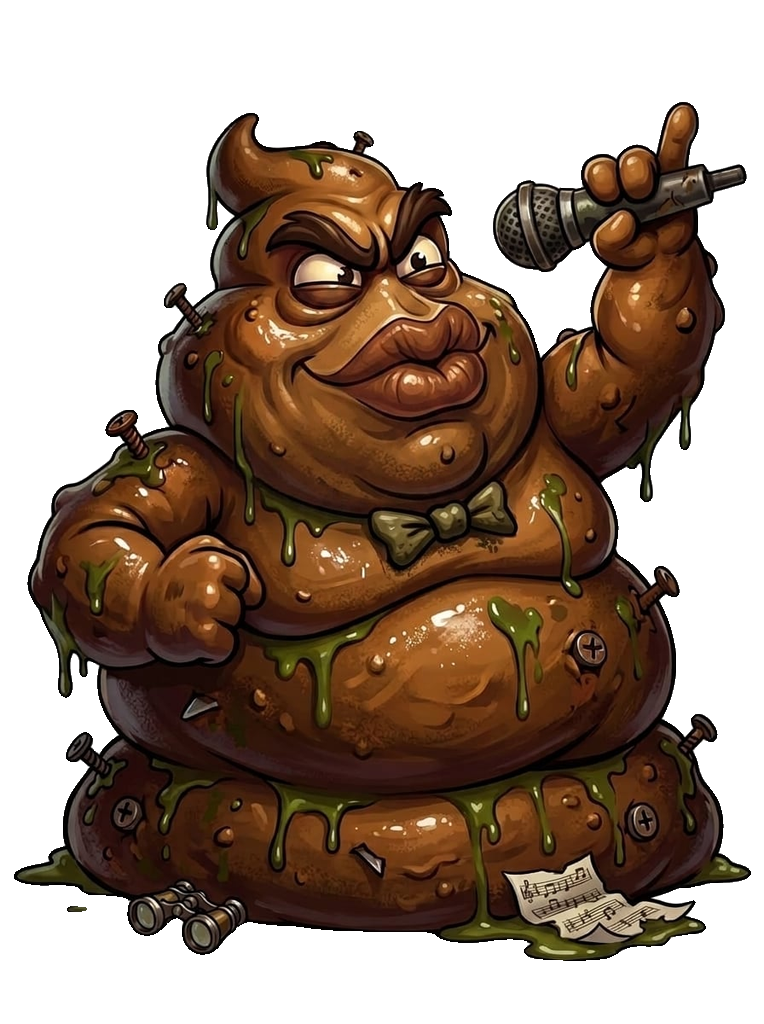 The Great Mighty Poo 戏剧化立绘