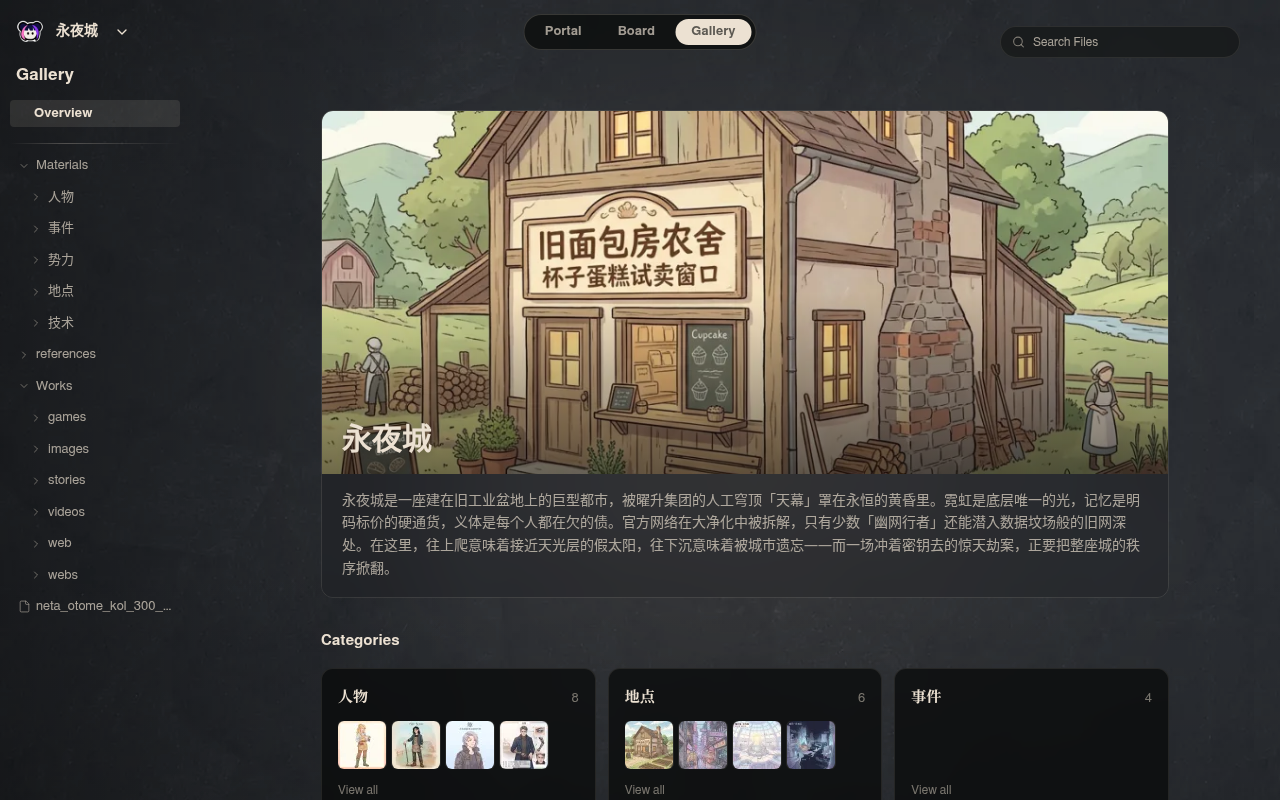 Neta Studio — world gallery & file explorer