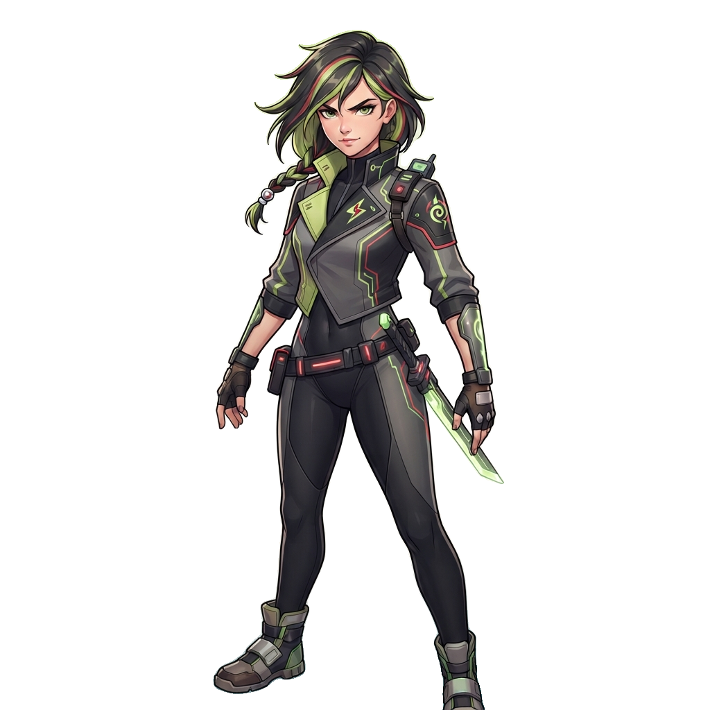 Sprite do personagem Nova (PNG transparente)