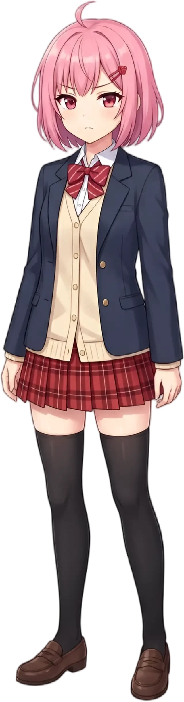 Sprite neutral de Natsuki