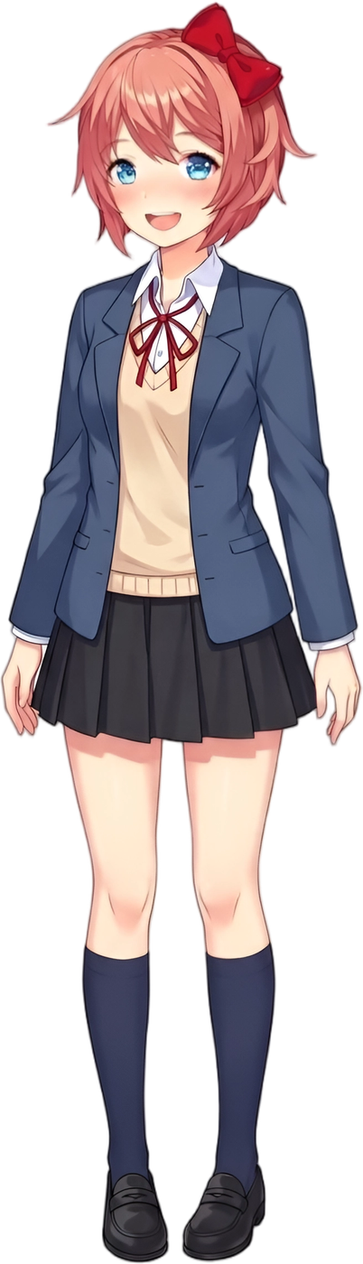 Sprite cálido de Sayori