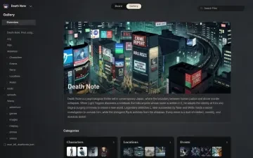 Neta Studio — Death Note gallery view