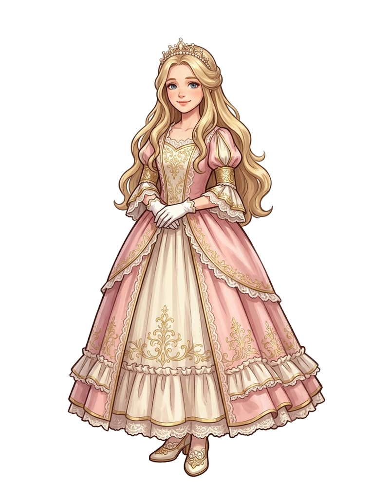 Princess Gwaelin transparent sprite