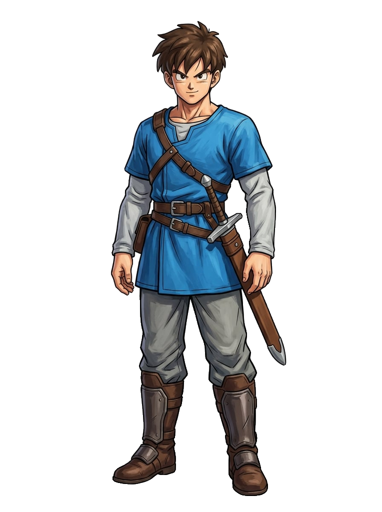 The Hero transparent sprite