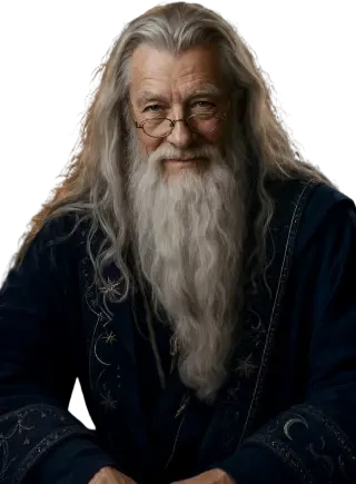 Sprite d'Albus Dumbledore (PNG transparent)