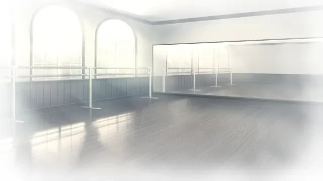 旧校舎の廊下の背景