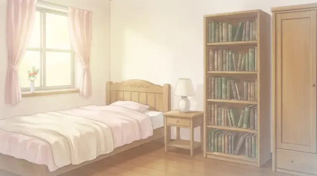 寮の部屋の背景