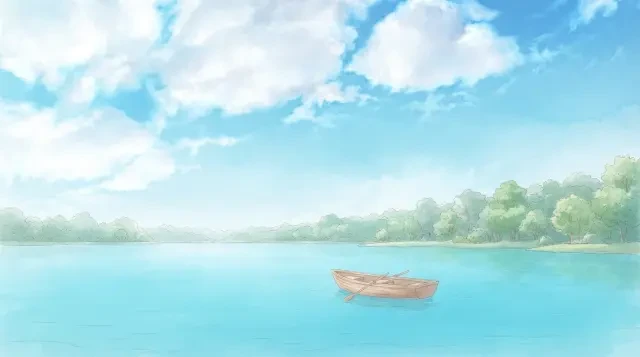 湖の背景
