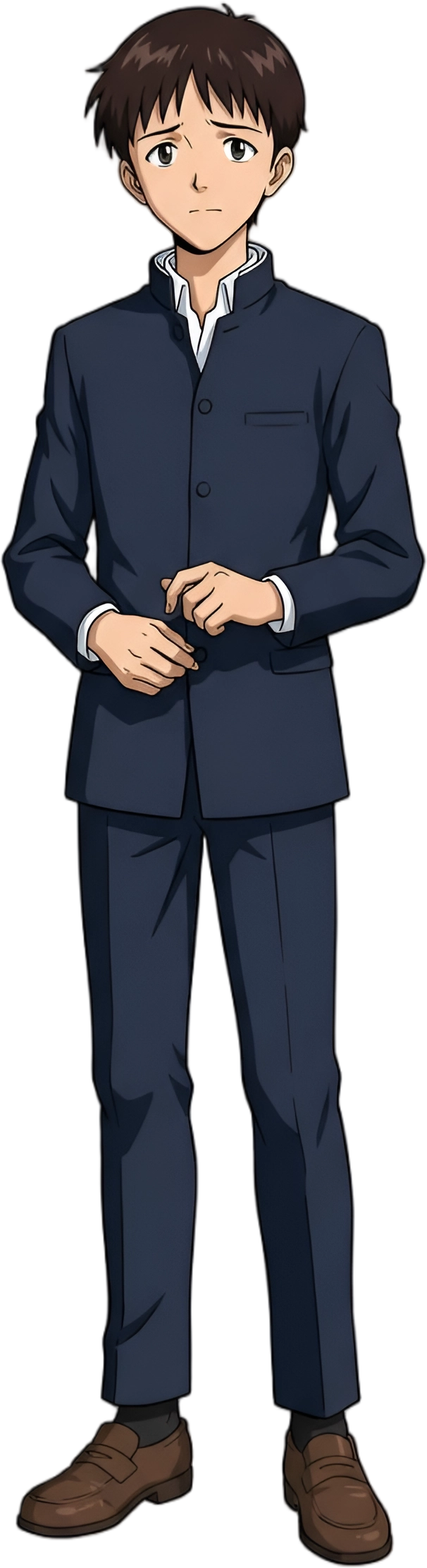 Shinji Ikari transparent sprite