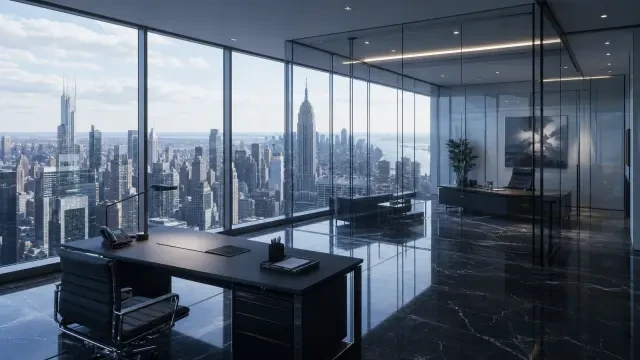 役員フロアの背景