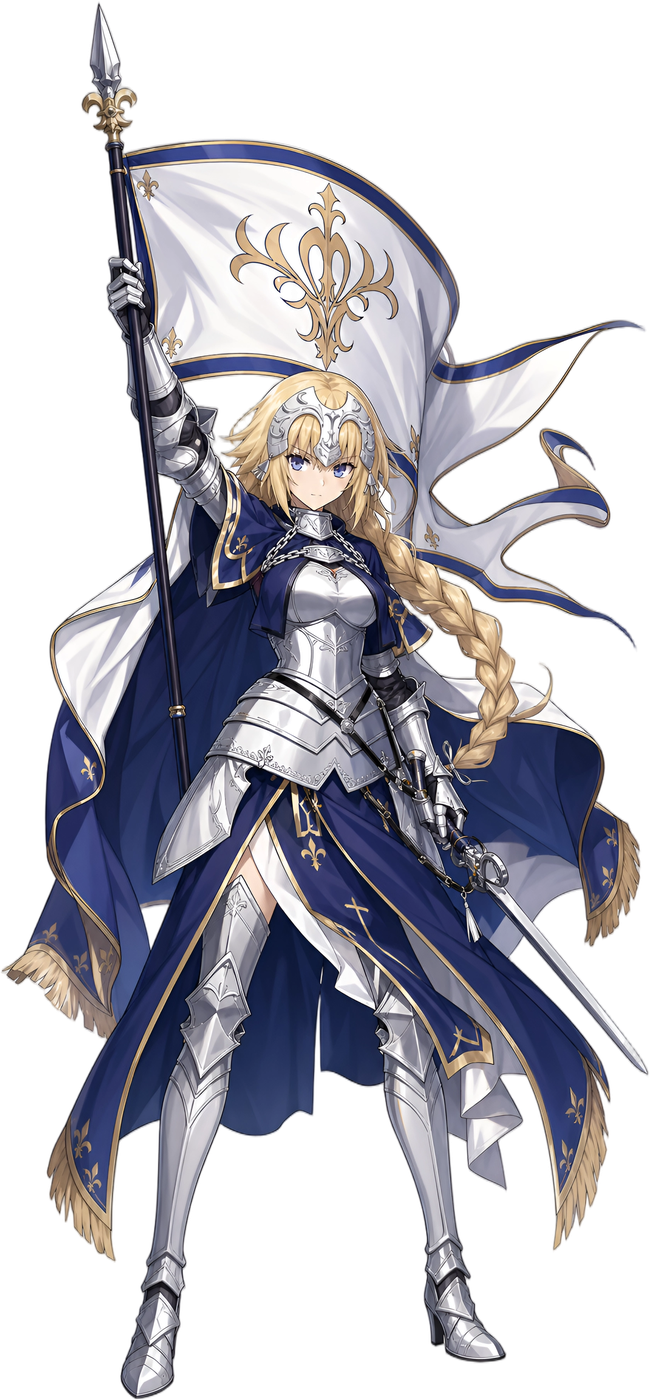 Jeanne d’Arc — entschlossenes Sprite