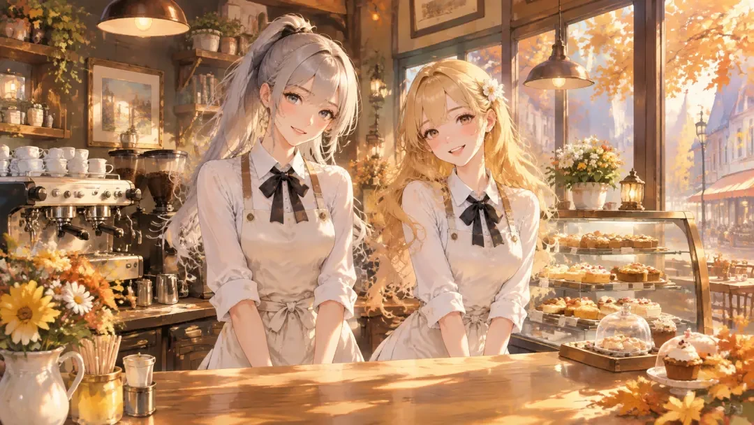 Yuzuriha & Nerine's Café — Neta Studio 推出的 AI 咖啡廳經營遊戲