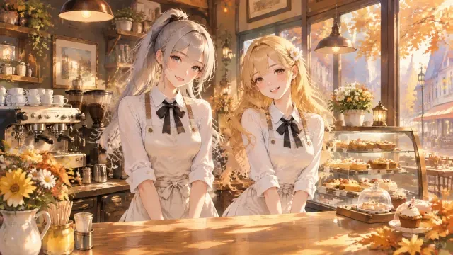遊戲封面——Yuzuriha & Nerine's Café