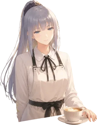 Yuzuriha-Barista-Sprite