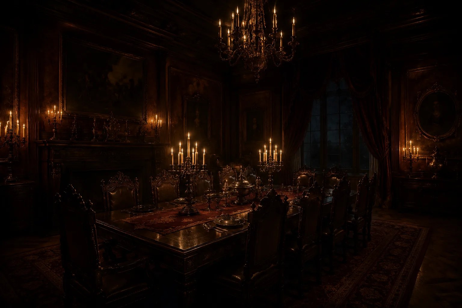 Hintergrund: Speisezimmer