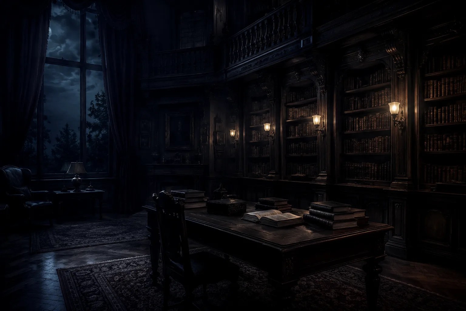 Hintergrund: Bibliothek