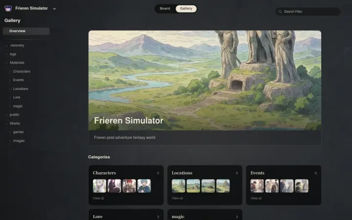 Neta Studio — Frieren Simulator gallery view