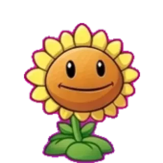 Sonnenblume — transparentes In-Game-Sprite