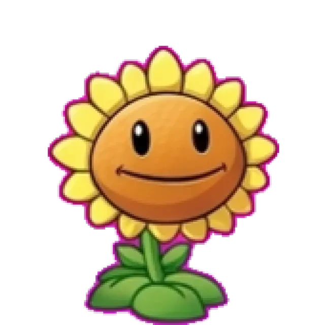Sunflower — transparent in-game sprite