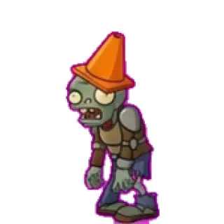 Hütchen- & Eimer-Zombie — transparentes In-Game-Sprite