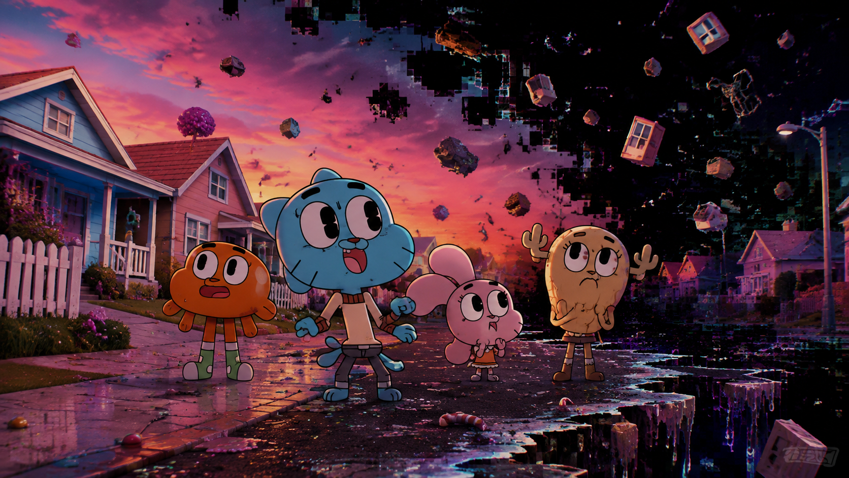 Elmore Void Night — The Amazing World of Gumball Interactive Visual Novel