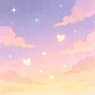 Finale scene background — starry sky