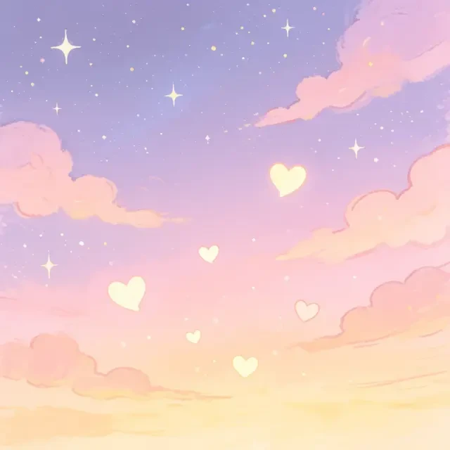 Finale scene background — starry sky