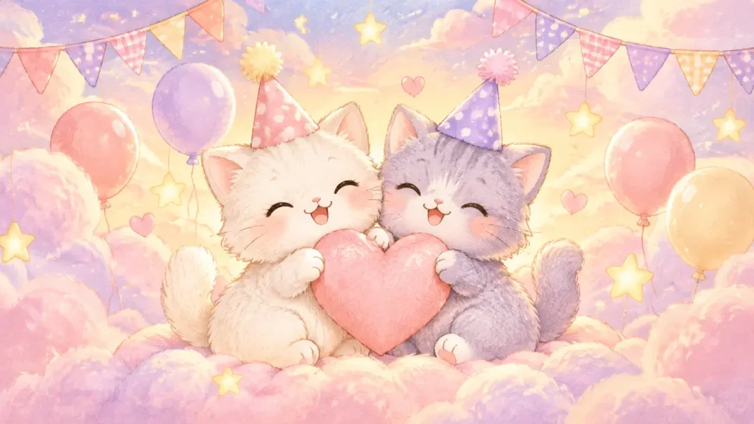 Happy Birthday, Lydia! 💖 — A Cozy Hand-Drawn 2D Interactive Birthday Journey Game