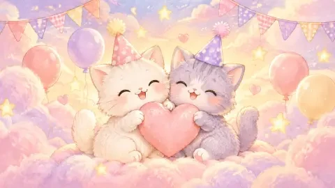 Happy Birthday, Lydia! 💖 — A Cozy Hand-Drawn 2D Interactive Birthday Journey Game